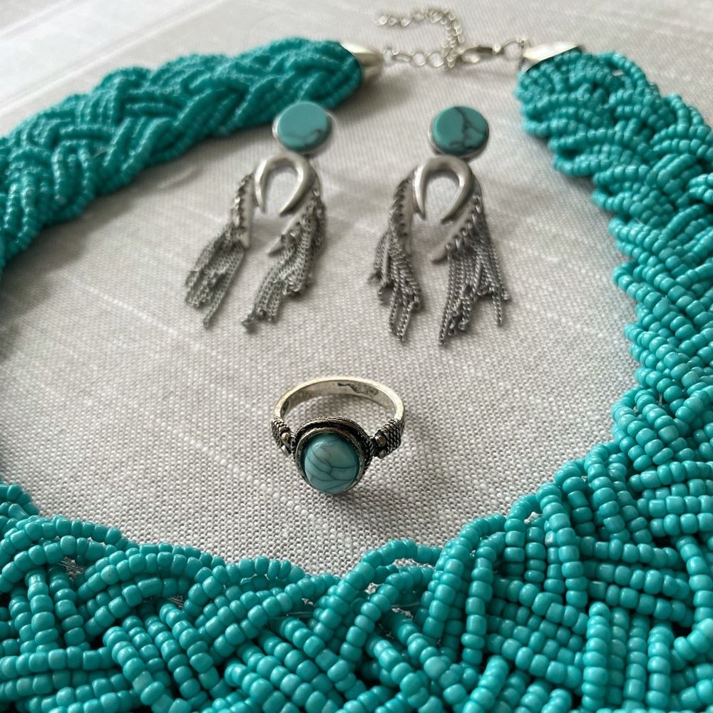 Turquoise Jewelry Set - Picture 6 of 6